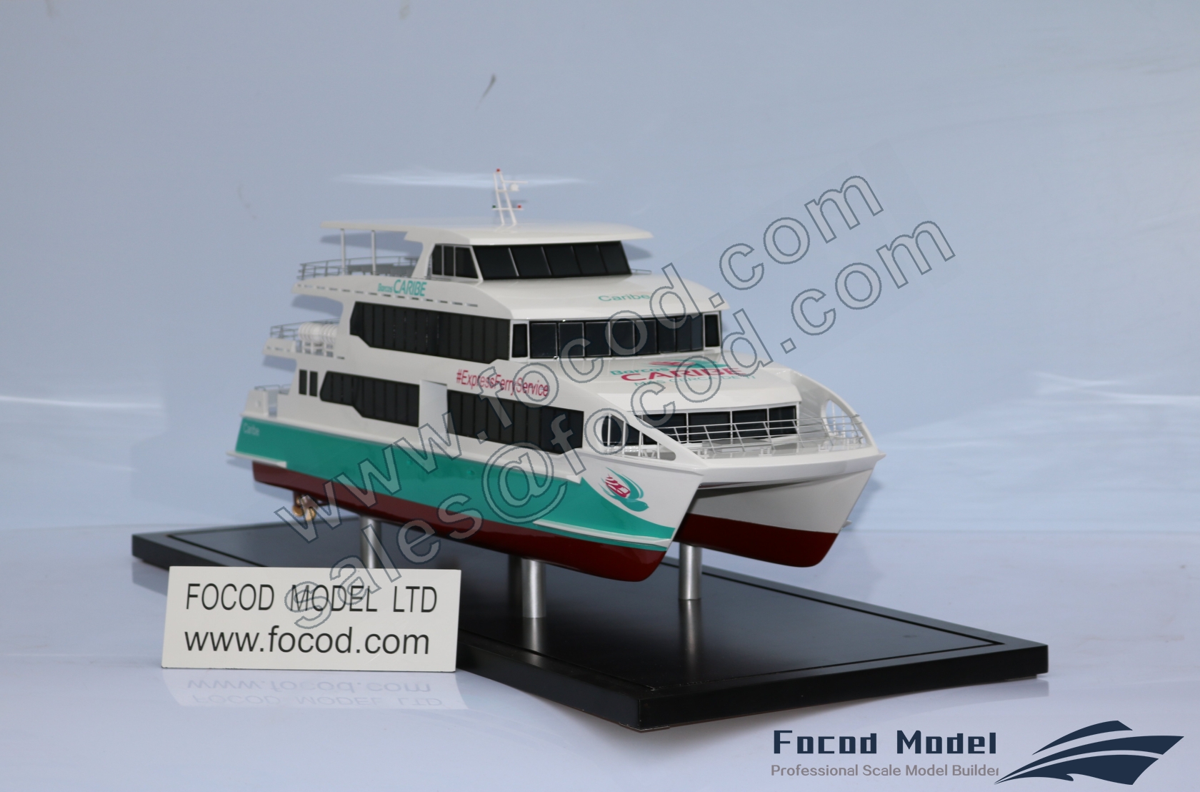 customized model of 29m cataraman ferry